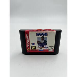 Sega Genesis Prime Time NFL Football Authentic Tested & Working Official 1995